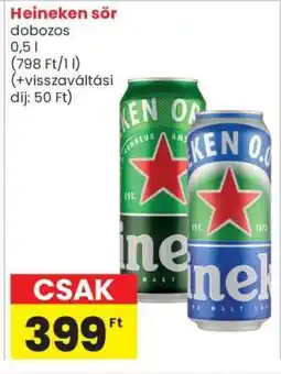 Spar Heineken sör ajánlat