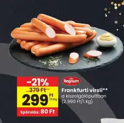 Spar Frankfurti virsli ajánlat