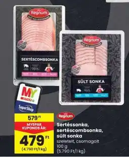 Spar Regnum Sertéssonka, sertéscombonka, sült sonka ajánlat