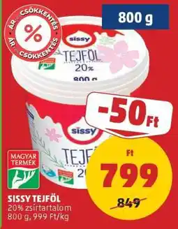 PENNY Sissy Tejföl ajánlat