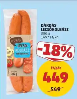 PENNY Dárdás Lecsókolbász ajánlat