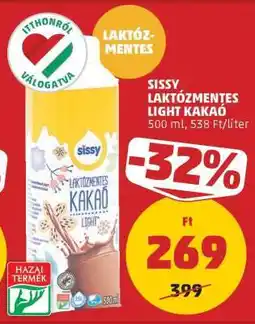 PENNY Sissy Laktózmentes Light Kakaó ajánlat