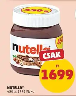 PENNY Nutella ajánlat