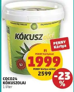 PENNY COCO24 Kókuszolaj ajánlat