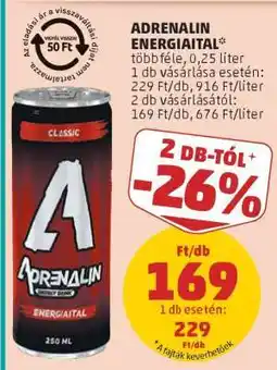 PENNY ADRENALIN ENERGIITAL ajánlat
