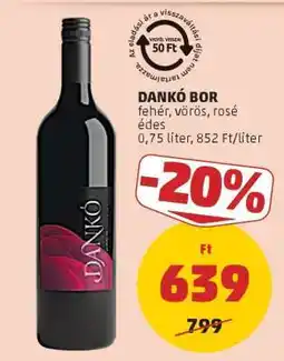 PENNY DANKÓ BOR ajánlat