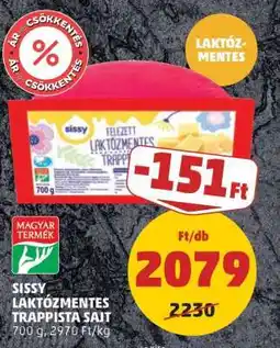 PENNY Sissy Laktózmentes Trappista Sajt ajánlat