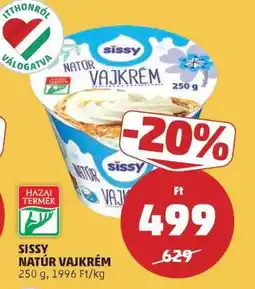 PENNY Sissy Natúr Vajkrém ajánlat