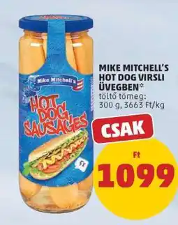 PENNY Mike Mitchell's Hot Dog Virsli Üvegben ajánlat