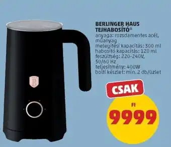PENNY Berlinger Haus Tejhabosító ajánlat