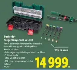 Lidl Parkside Szegescsanyahúzó készlet ajánlat