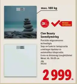 Lidl Cien BEAUTY Személymérleg ajánlat