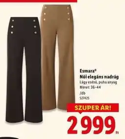 Lidl esmara Női elegáns nadrág ajánlat