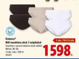 Lidl Esmara Női seamless alsó / csípőalsó ajánlat