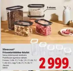 Lidl Silvercrest Frissentartódoboz-készlet ajánlat