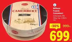 Lidl Milbona Francia Camembert ajánlat