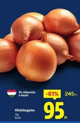 Lidl Vöröshagyma ajánlat