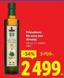 Lidl PRIMADONNA Bio extra szűz olívaolaj ajánlat