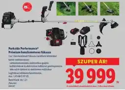 Lidl Parkside Performance Prémium benzinmotoros fűkasza ajánlat