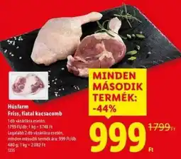 Lidl HÚSFARM Friss, fiatal kacsacomb ajánlat