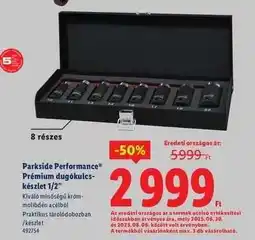 Lidl Parkside Performance Prémium dugókulcs-készlet 1/2” ajánlat