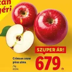 Lidl Crimson Snow piros alma ajánlat