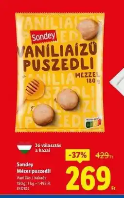 Lidl Sondey Mézes puszedli ajánlat