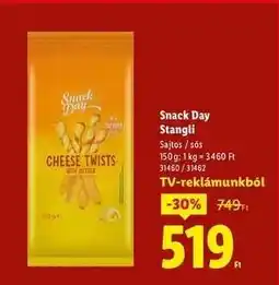 Lidl SNACK DAY Stangli ajánlat