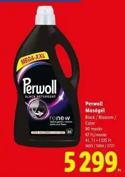 Lidl PERWOLL Mosógél ajánlat