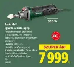 Lidl PARKSIDE Egyenes csiszológép ajánlat