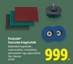 Lidl PARKSIDE Szerszám kiegészítők ajánlat