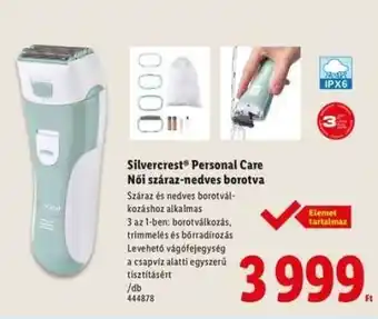 Silvercrest Personal Care Női száraz-nedves borotva