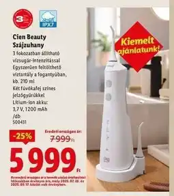 Lidl Cien Beauty Szájzuhany ajánlat