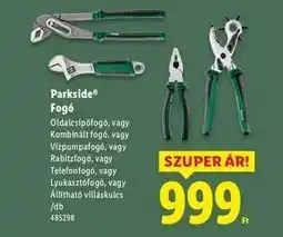 Lidl PARKSIDE Fogó ajánlat