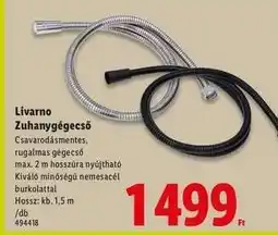 Lidl Livarno Zuhanygégecső ajánlat
