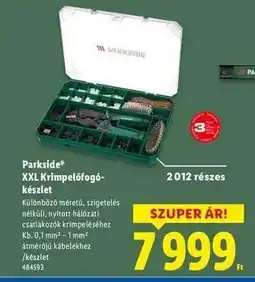 Lidl Parkside XXL Krimpelőfogó-készlet ajánlat