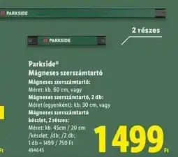 Lidl PARKSIDE Mágneses szerszámtartó ajánlat