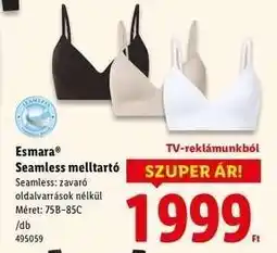 Lidl ESMARA Seamless melltartó ajánlat