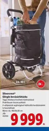 Lidl Silvercrest Görgős bevásárlótáska ajánlat
