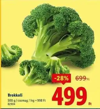 Lidl Brokkoli ajánlat
