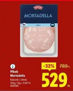 Lidl PIKOK Mortadella ajánlat