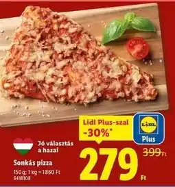 Lidl Sonkás pizza ajánlat