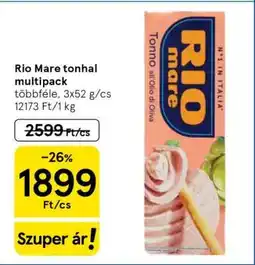 Tesco RIO MARE Tonhal Multipack ajánlat