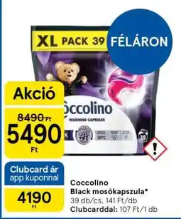 Tesco Coccolino Black mosókapszula ajánlat