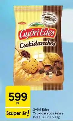 Tesco Győri Édes Csokidarabos keksz ajánlat