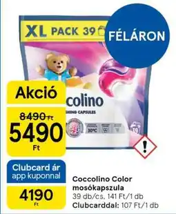 Tesco Coccolino Color mosókapszula ajánlat