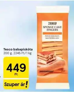 Tesco Tesco babapiskóta ajánlat