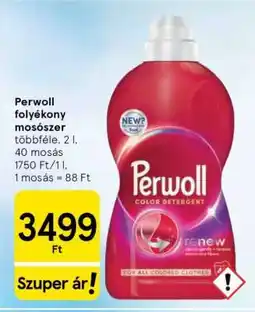 Tesco Perwoll folyékony mosószer ajánlat