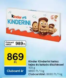 Tesco Kinder Kinderini ajánlat