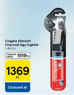 Tesco Colgate SlimSoft Charcoal lágy fogkefe ajánlat